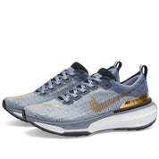 Women's Zoomx Invincible Run Flyknit 3 Shoe In Ashen Slate/metallic Gold