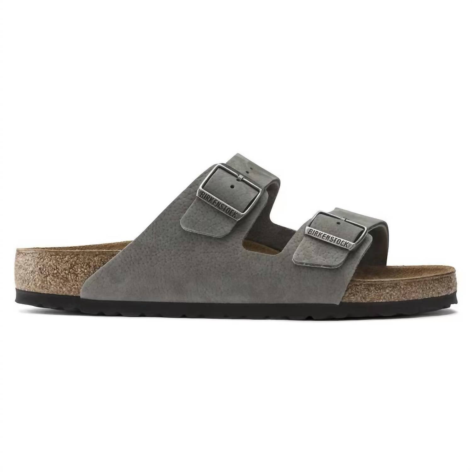 Women's Arizona Leather Sandals In Desert Buck Whale Gray