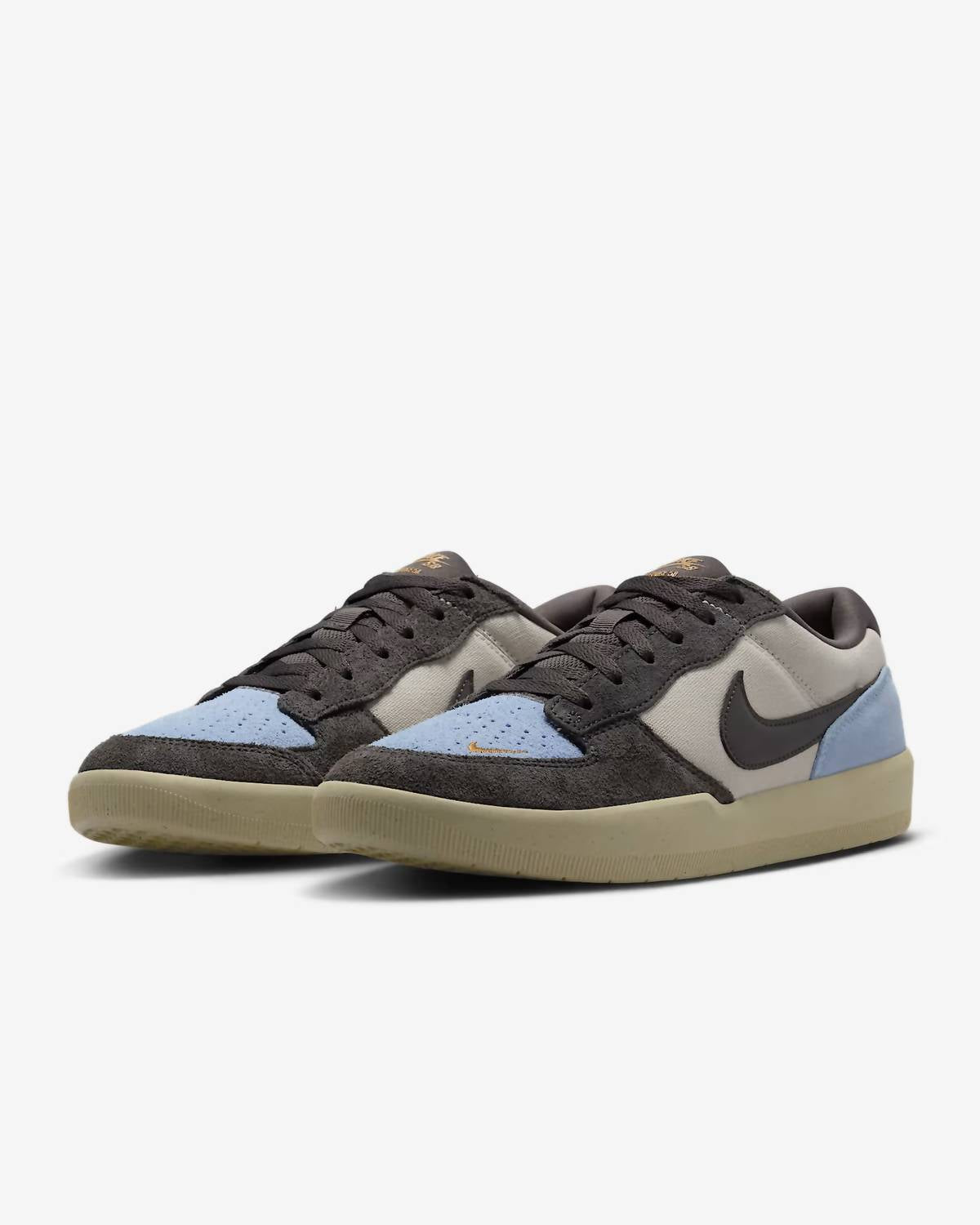 Men's Sb Force 58 Skate Shoes In Light Orewood Psychic Blue