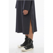 Birkenstock TEKLA Cotton Poplin Maxi Shirt with Side Men's Splits