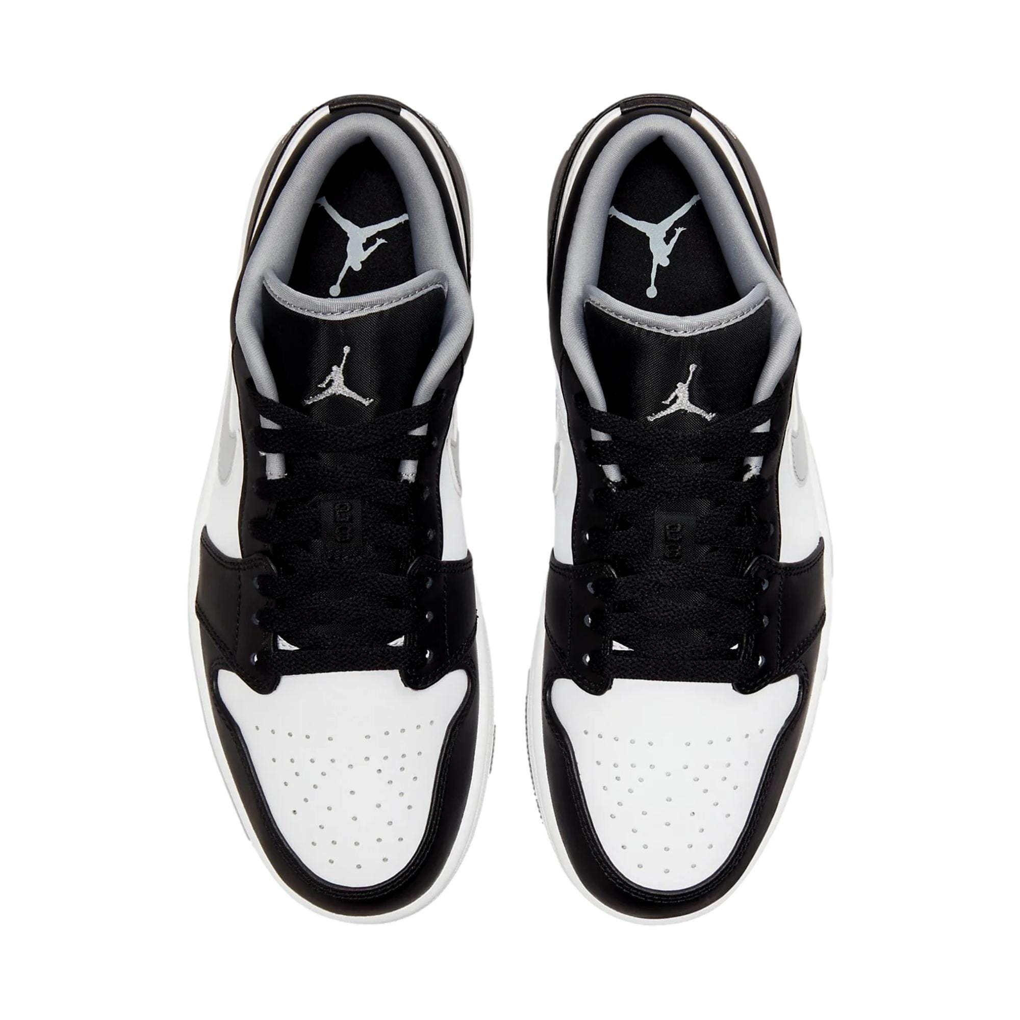Nike Air Jordan 1 Low Black / Particle Grey - White  553558-040 Men's