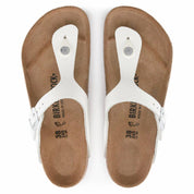 Women's Gizeh Leather Thong Sandal In White