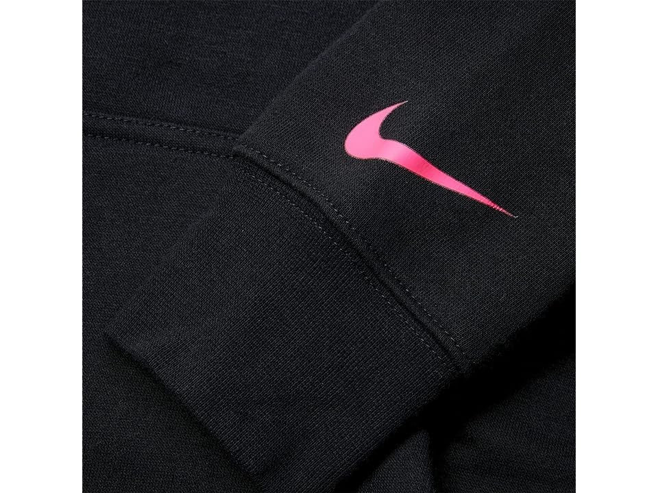 Nike 3BRAND Hoodie Girls  Black Fierce Print Fleece Long Sleeve GBO212