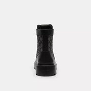 Coach Outlet Combat Boot With Signature Jacquard