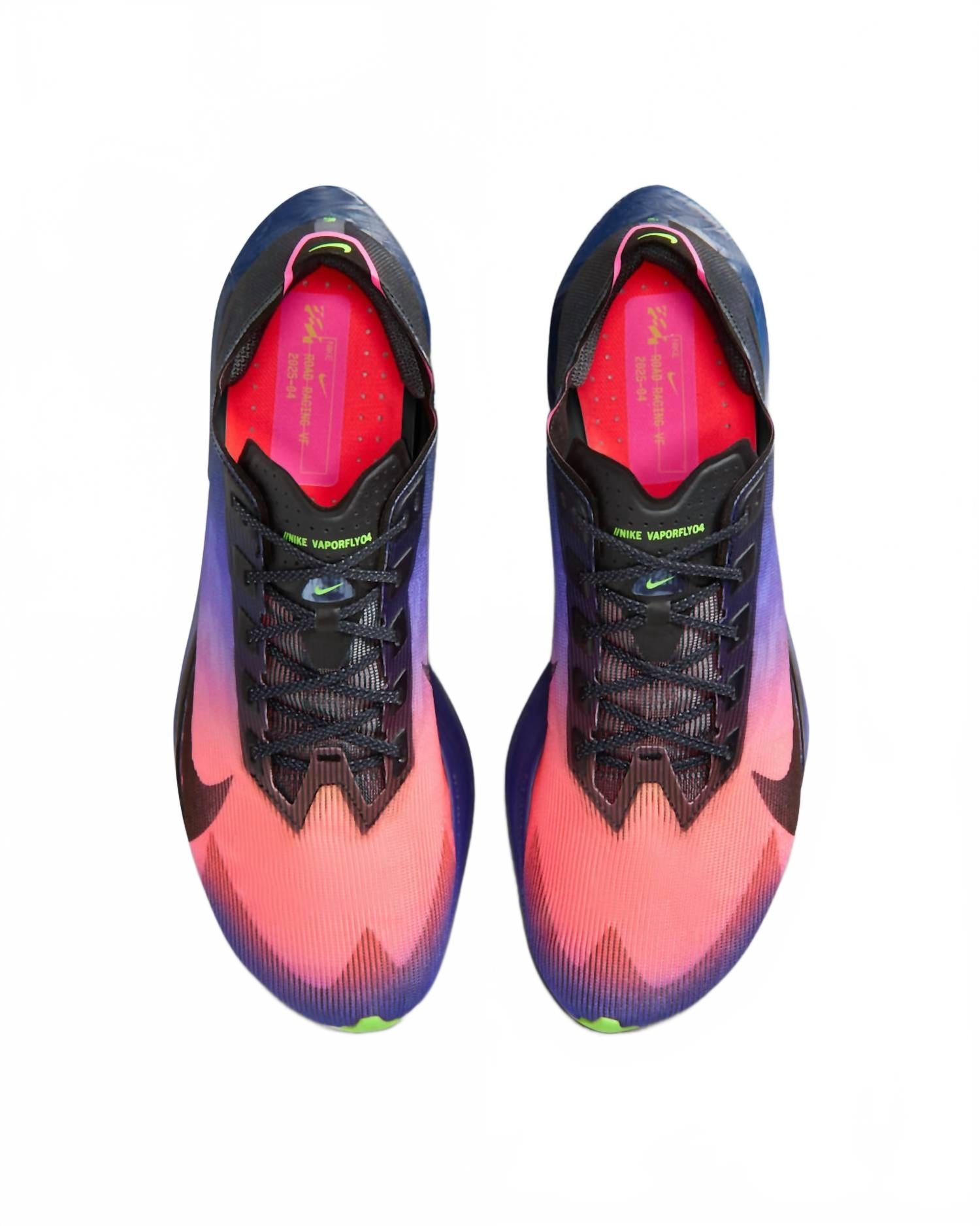Men's Vaporfly 4 Glam Shoes In Dark Obsidian/black/purple Dynasty