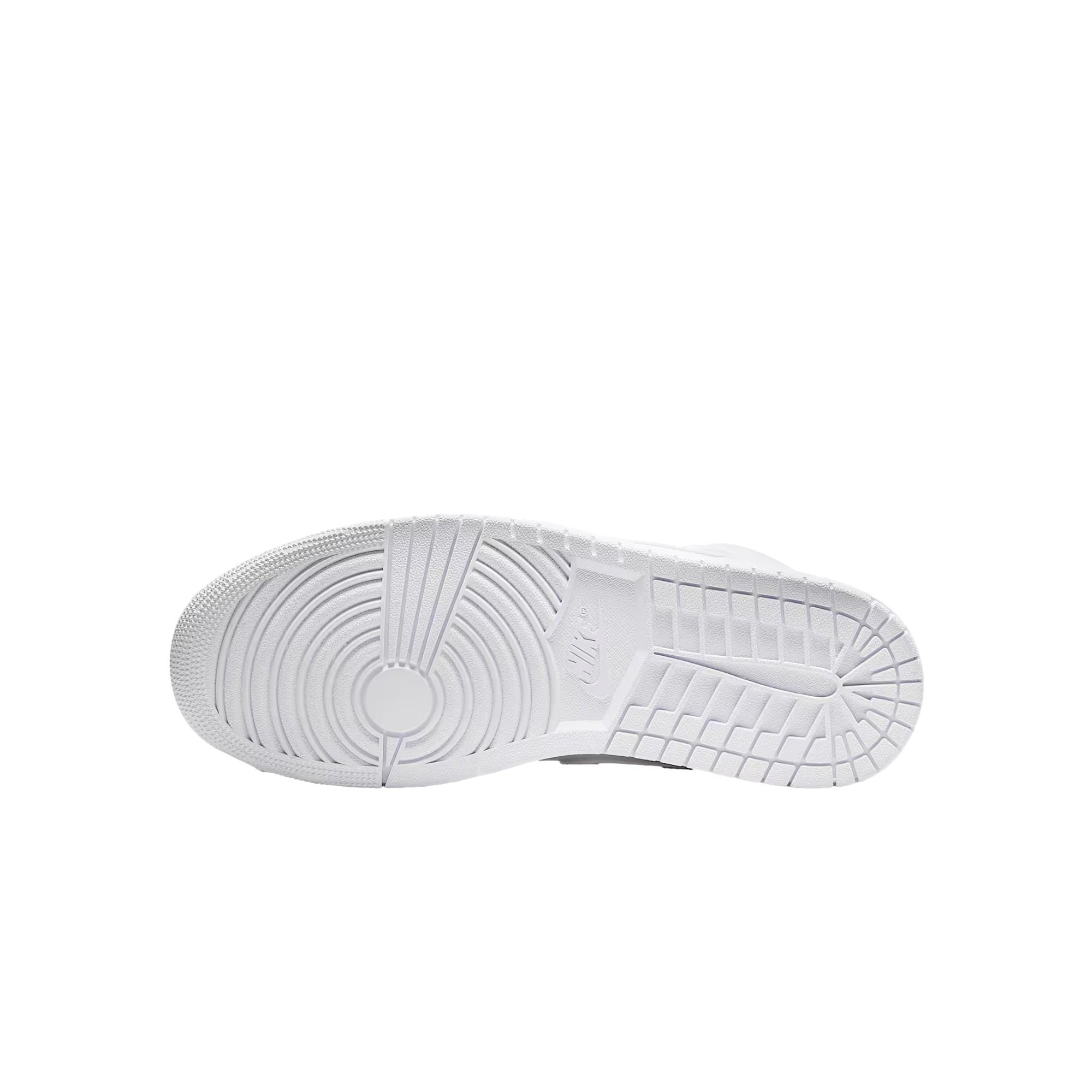 Men's Nike Air Jordan 1 Mid White / White - White 554724-136
