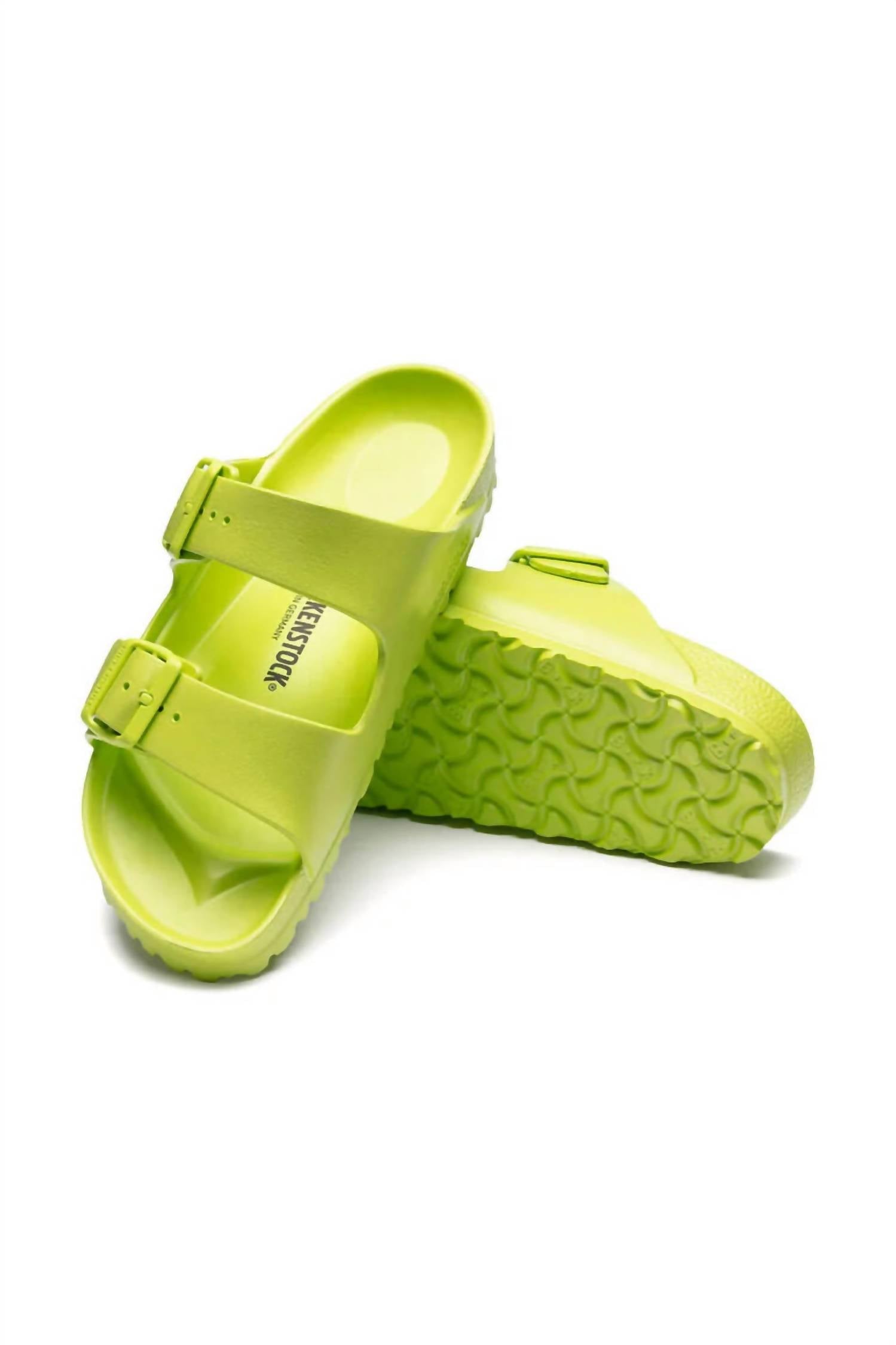 Women's Arizona Eva Two Strap Sandal In Active Lime