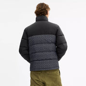 Coach Outlet Signature Down Jacket In Recycled Polyester