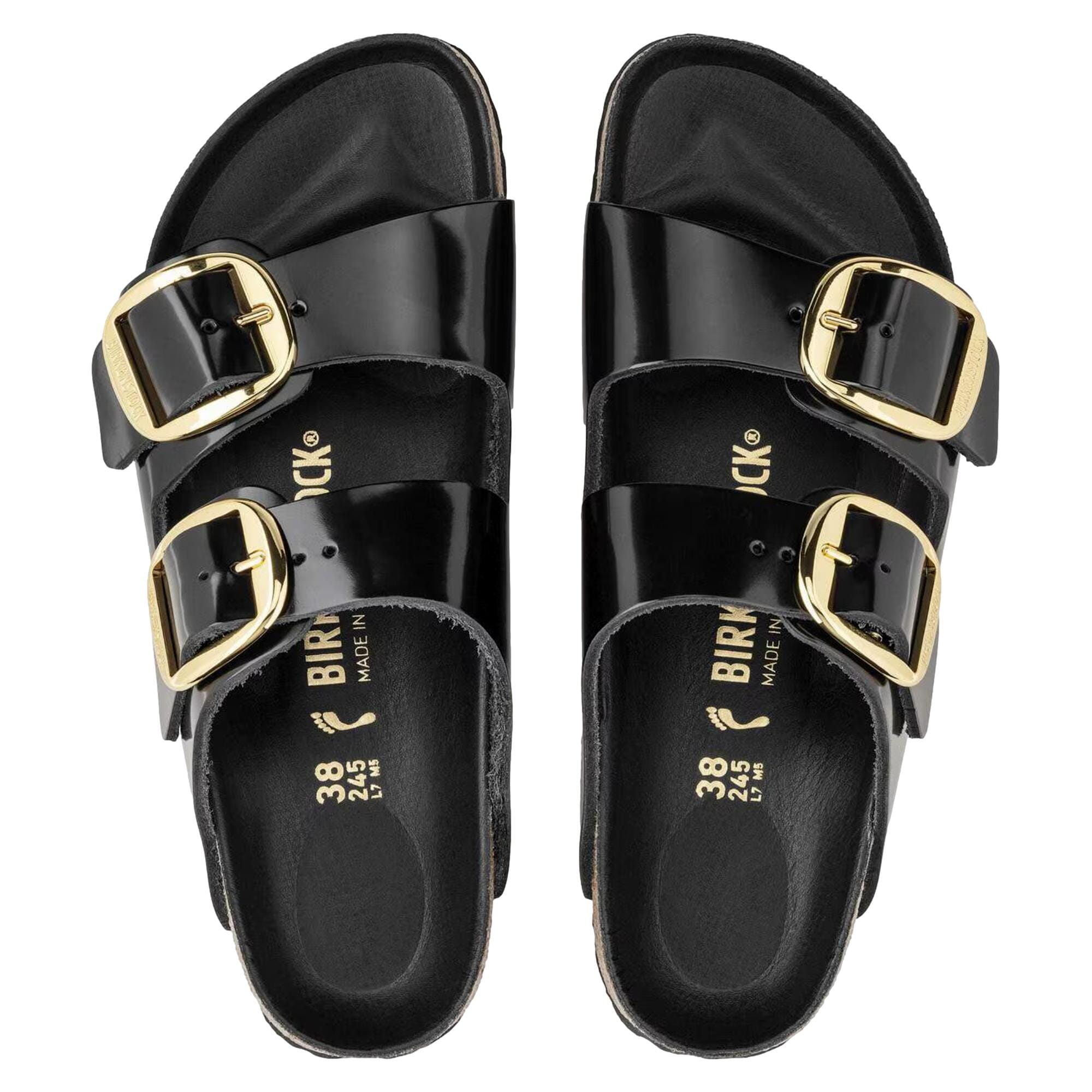 Birkenstock Arizona Big Buckle High-Shine Black  1021476 Women's