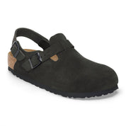 Women's Tokio Suede Clogs In Black