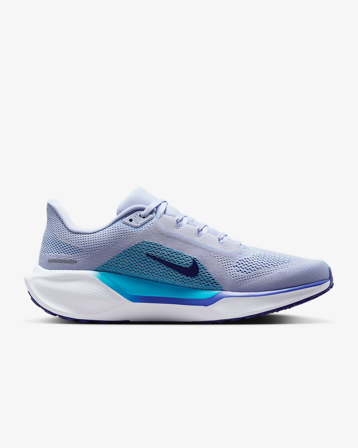 Men's Pegasus 41 Road Running Shoes In 014 - Ghost/football Grey/deep Night/blue Void