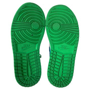 Nike Jordan 1 Low Lucky Green/Aquatone Sneakers in Green Leather