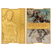 Fanattik Limited Edition Metal Gear Solid 2 24k Gold Plated Snake Ingot