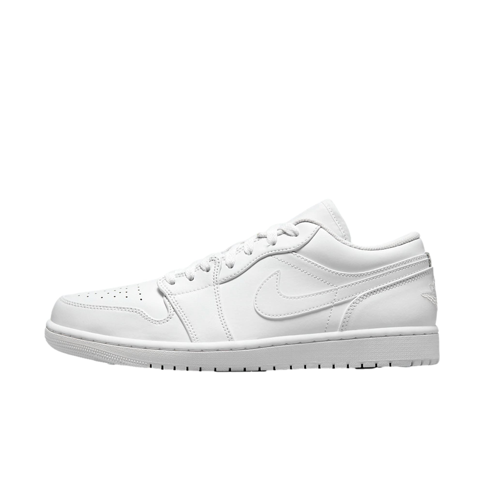 Men's Nike Air Jordan 1 Low White/White-White 553558-136