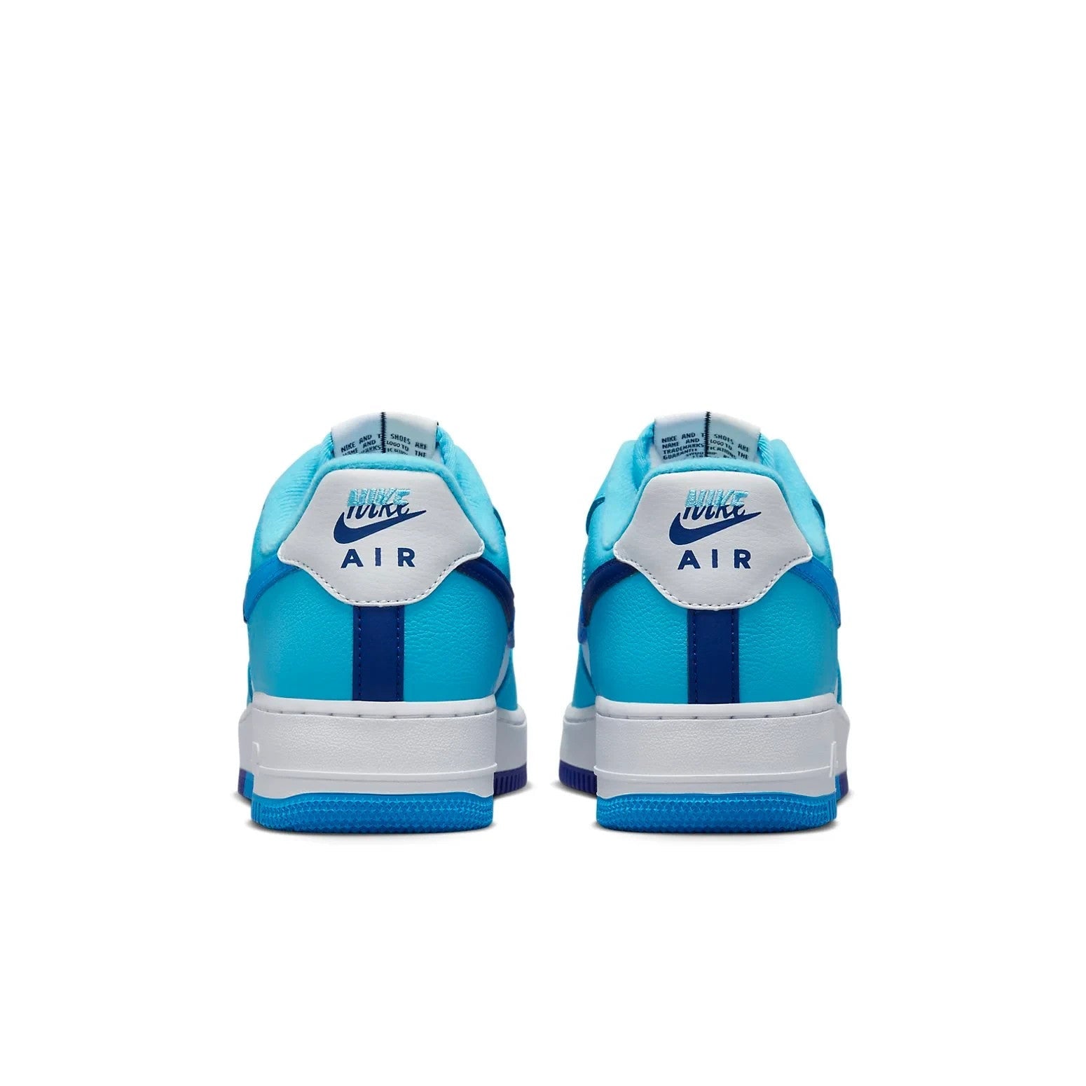Men's Nike Air Force 1 '07 LV8 DZ2522-100 Sneakers 7 White Blue Lifestyle Shoes