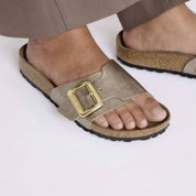 Women's Catalina Luxe Buckle Birko-Flor In Graceful Taupe
