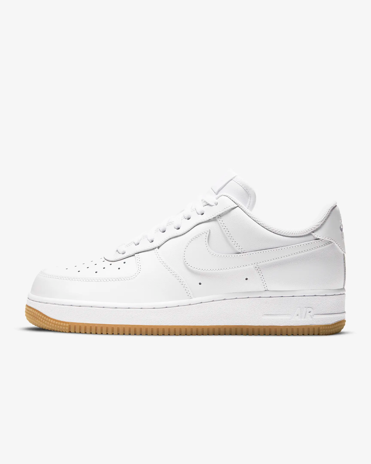Men's Nike Air Force 1 '07 DJ2739-100 Sneakers White Gum Leather Low Top Shoes