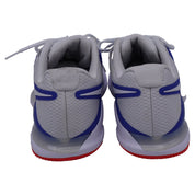 Nike Court Air Zoom Vapor X Sneakers in White Game Royal Polyester