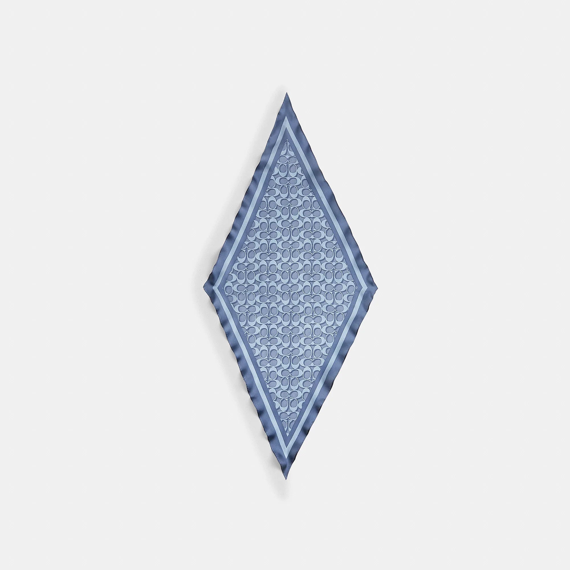 Coach Outlet Signature Silk Diamond Scarf