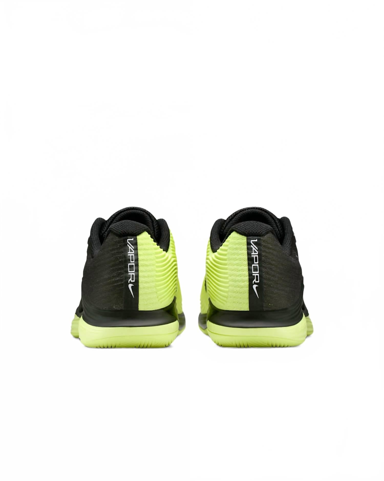 Women's Zoom Vapor 12 Premium Hard Court Tennis Shoes In Black /white/ Light Lemon Twist