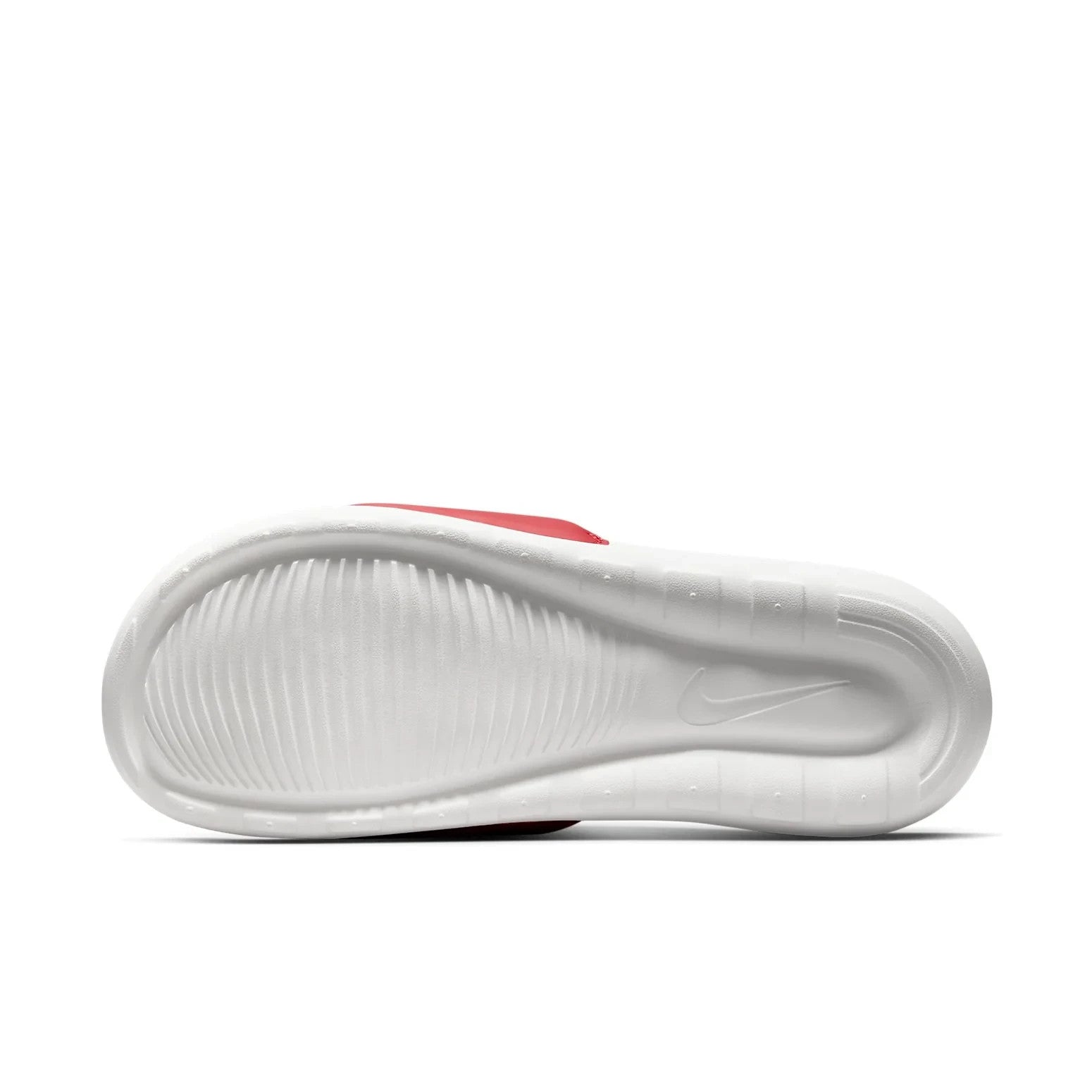 Men's Nike Victori One CN9675-601 Sandal Red White Round Toe Slip-On Slide