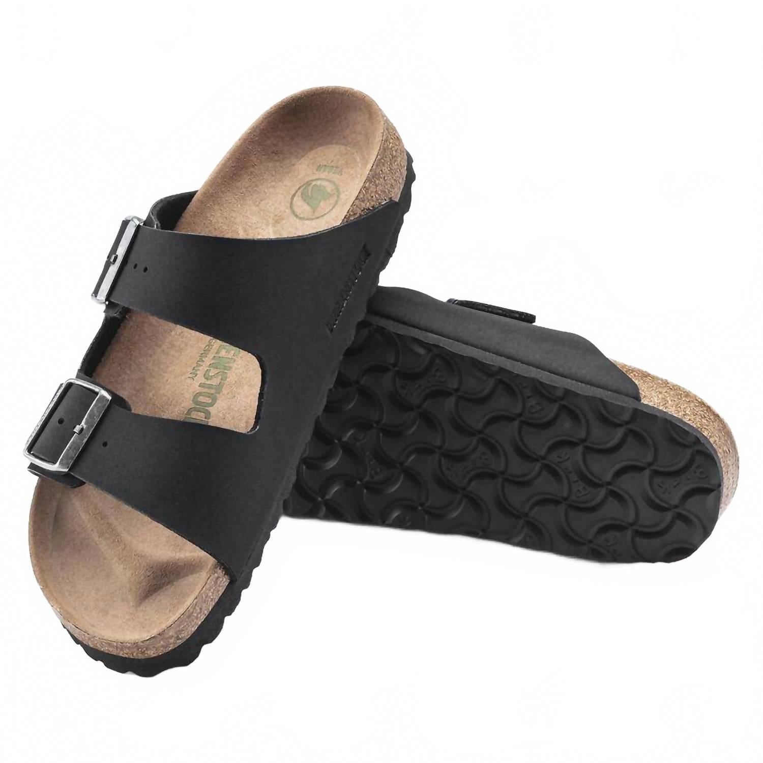 Unisex Arizona Vegan Sandals In Black