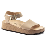 Women's Papillio By Birkenstock Glenda Strappy 10-10.5 Sandcastle Sandal FZP146 (Sandcastle,10-10.5)