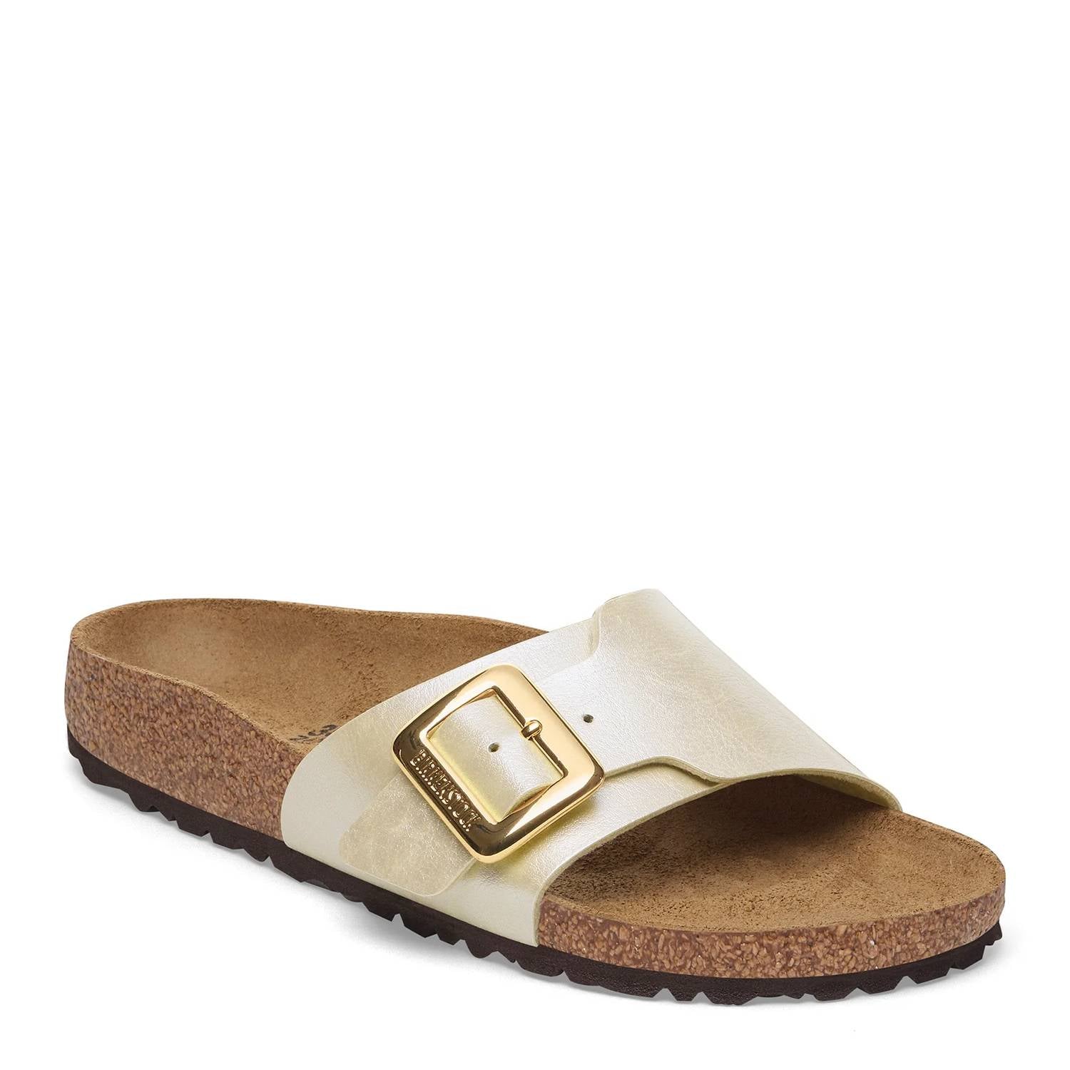 Women's Catalina Luxe Buckle Sandal In Pearl White