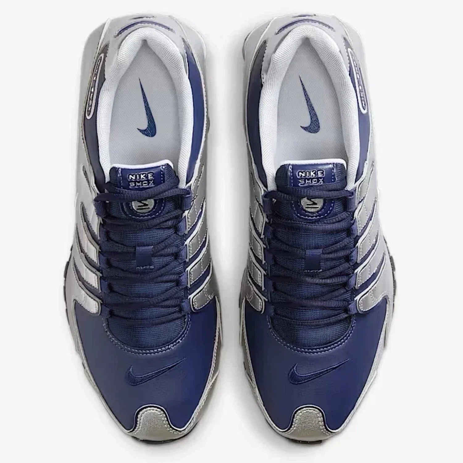 Nike Shox NZ 378341-402 Sneakers Men's Midnight Navy Silver Running Shoes LIQ678
