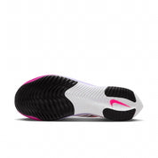 Men's Zoom X Streakfly Running Shoes In White/ Black/ Vivid Grape