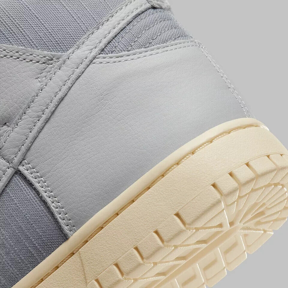 Men's Nike Dunk High Premium DQ8800-001 Sneakers 12.5 Gray Lifestyle Shoes RHS3263