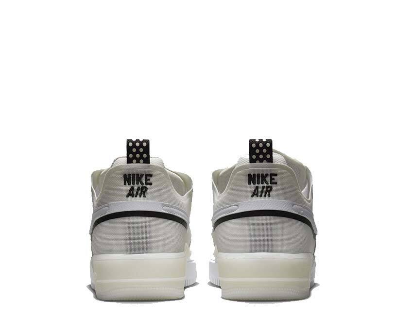 Men's Nike Air Force 1 React DQ7669-100 White Sail Leather Sneaker Shoes NR6315 (9.5)