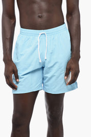 Nylon Swim Boxer with Printed Logo