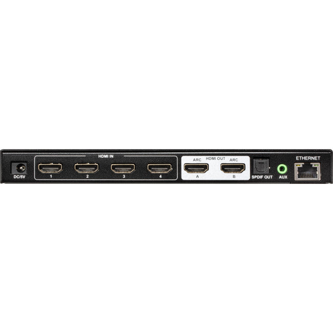 4X2 HDMI 18G Matrix Switcher with ARC and SPDIF Audio Extraction