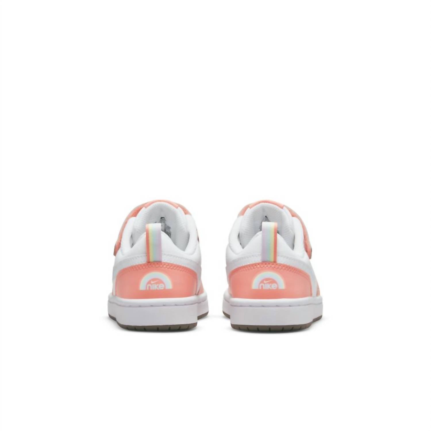 Kid'S Court Borough Low 2 Se Sneaker in White/Light Madder Root/Cave Stone/Aura