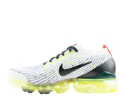 Men's Nike Air Max Vapormax Flyknit 3 White/Black-Volt Running Shoes AJ6900-100