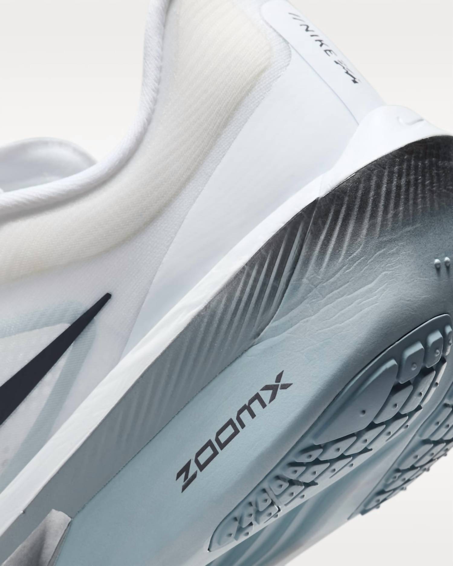 Men's Zoom Fly 6 Road Racing Shoes In White/pure Platinum/obsidian Mist/gridiron