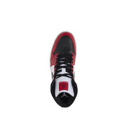 Nike Air Jordan 1 Mid Black / Black - Gym Red  554724-069 Men's