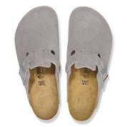 Women's Boston Suede Leather In Stone Coin