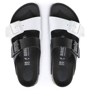 Women's Arizona Split Sandals In Black/ White