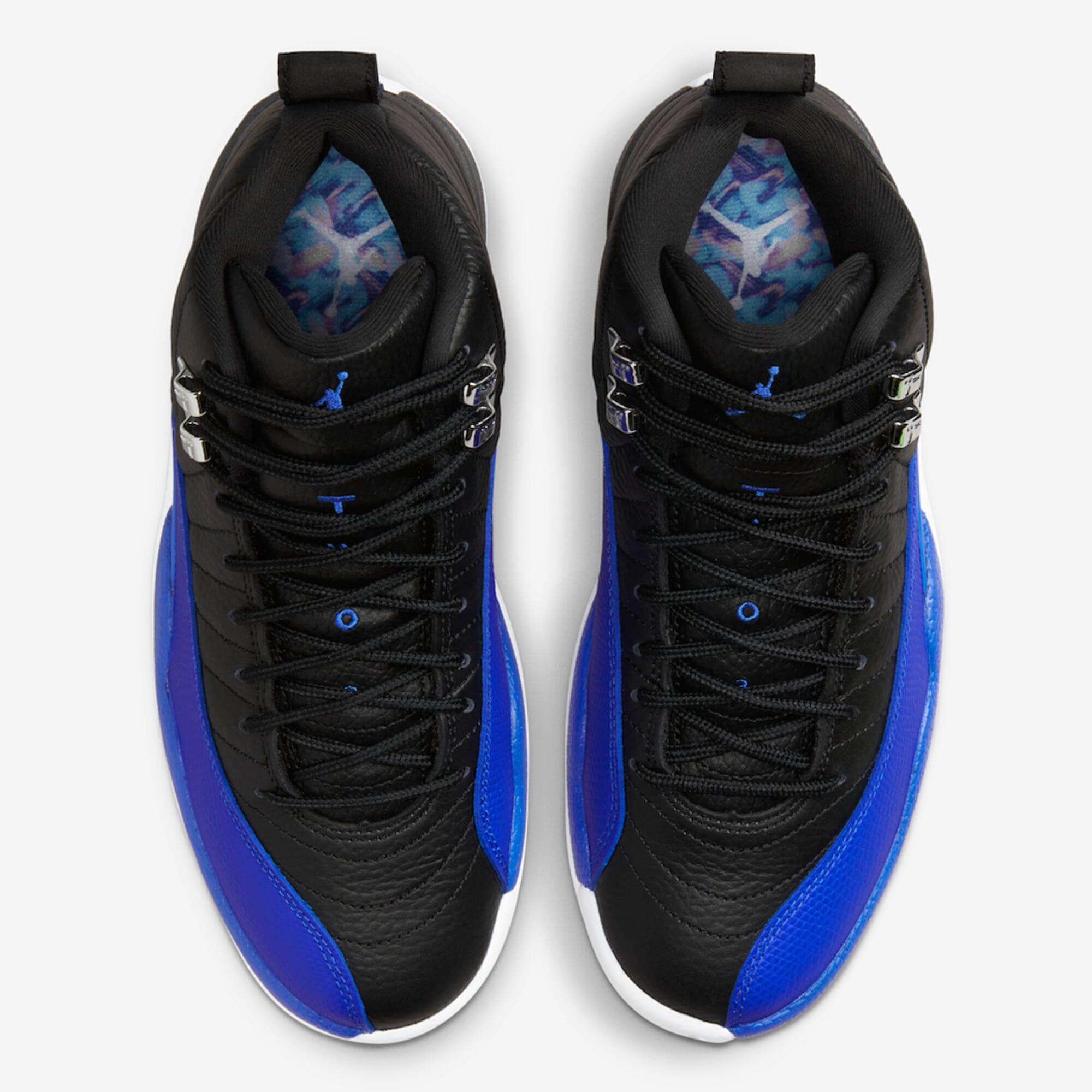 Women's Nike Air Jordan 12 Retro Black/Hyper Royal AO6068-004
