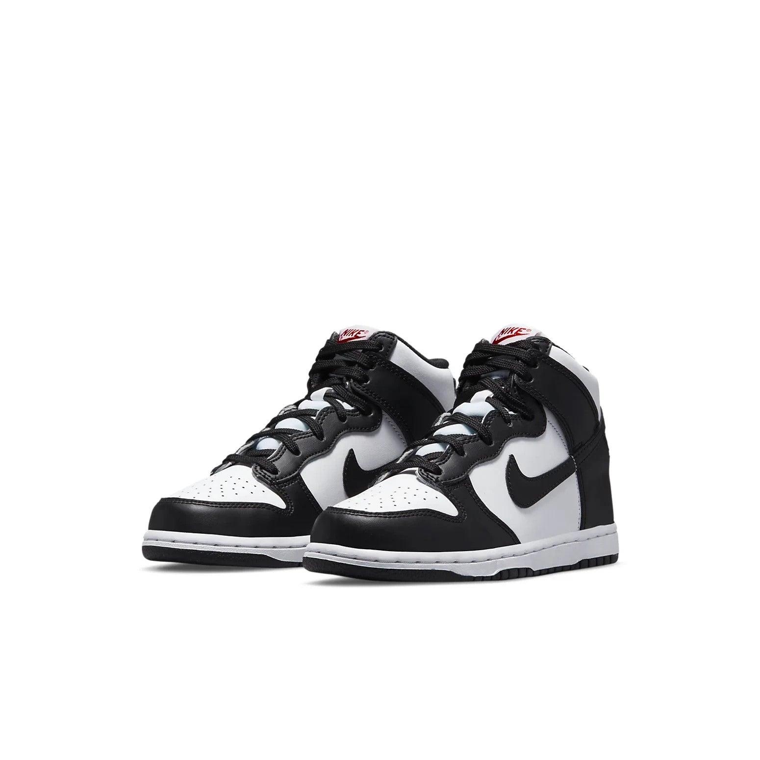 Nike Dunk High "Panda" DD2314-103 Sneaker Kids US  White Black Lifestyle Shoes