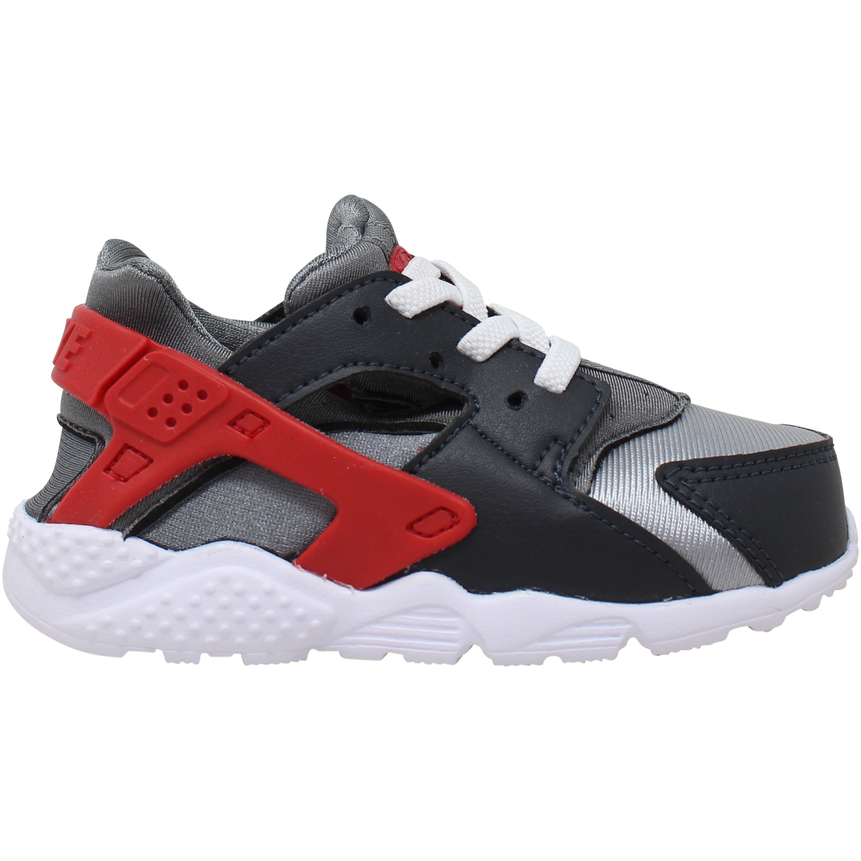 Nike Huarache Run DK Smoke Grey/University Red  704950-041 Toddler