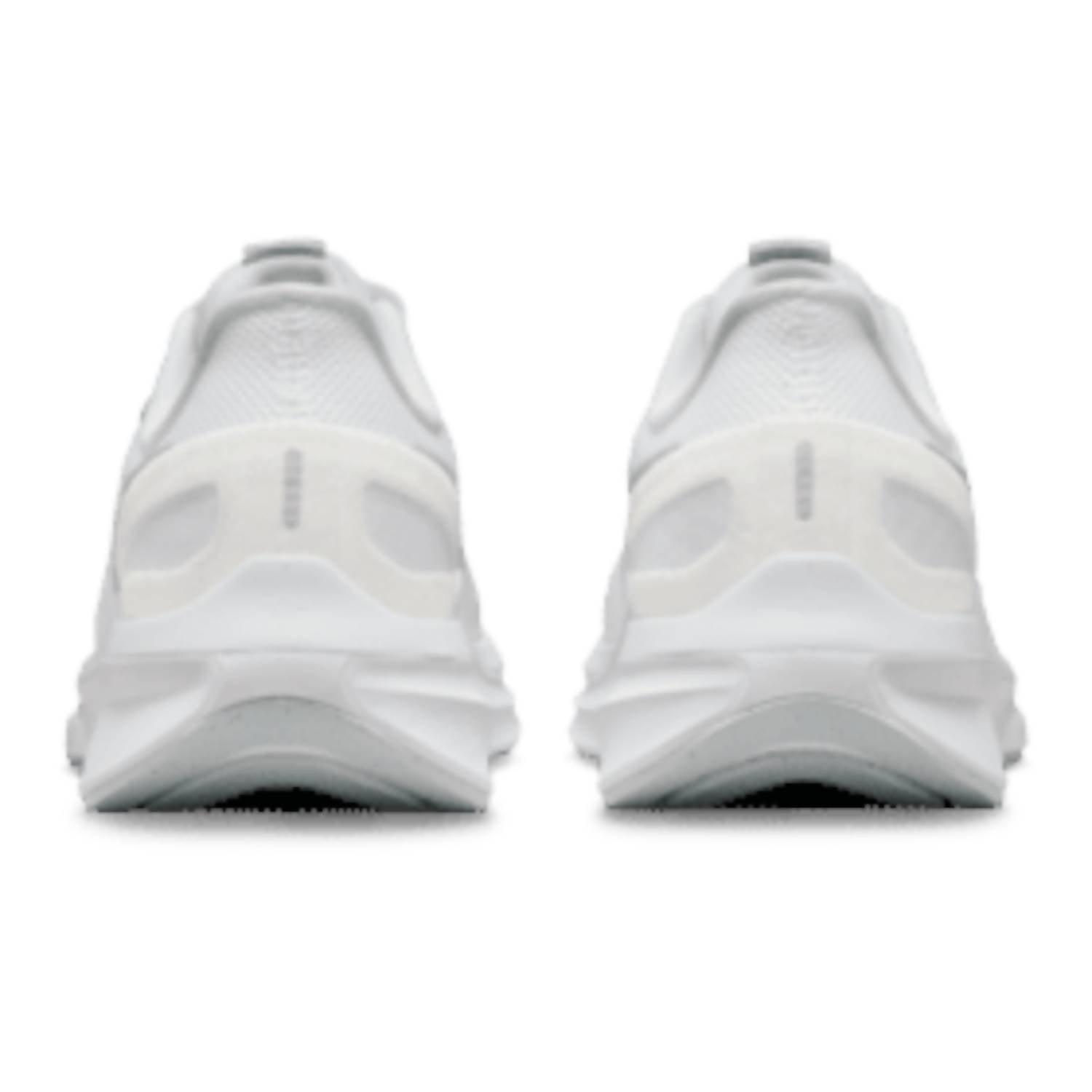 Women's Air Zoom Structure 25 Shoes In White/pure Platinum/metallic Silver
