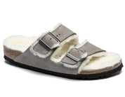 Women's Arizona Shearling Sandals In Stone Coin
