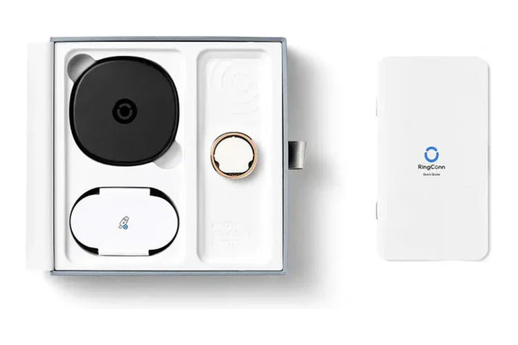 RingConn Gen 3 Smart Ring - Size 7 (Brushed Rose Gold)