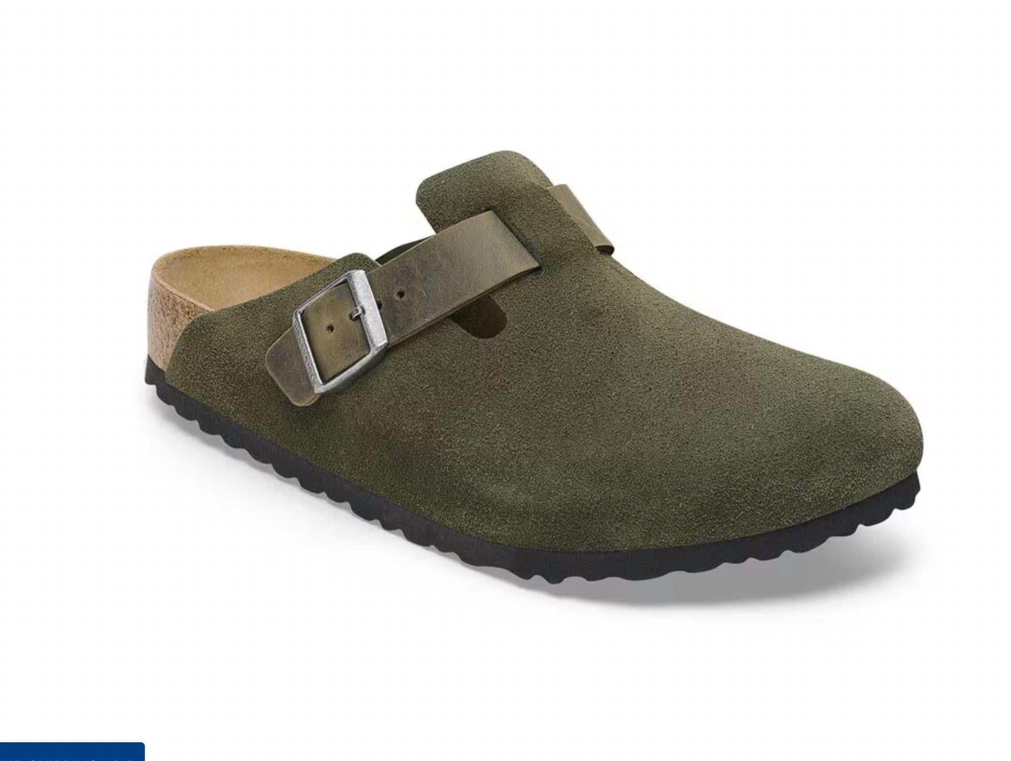Women's Boston Suede Sandal In Thyme