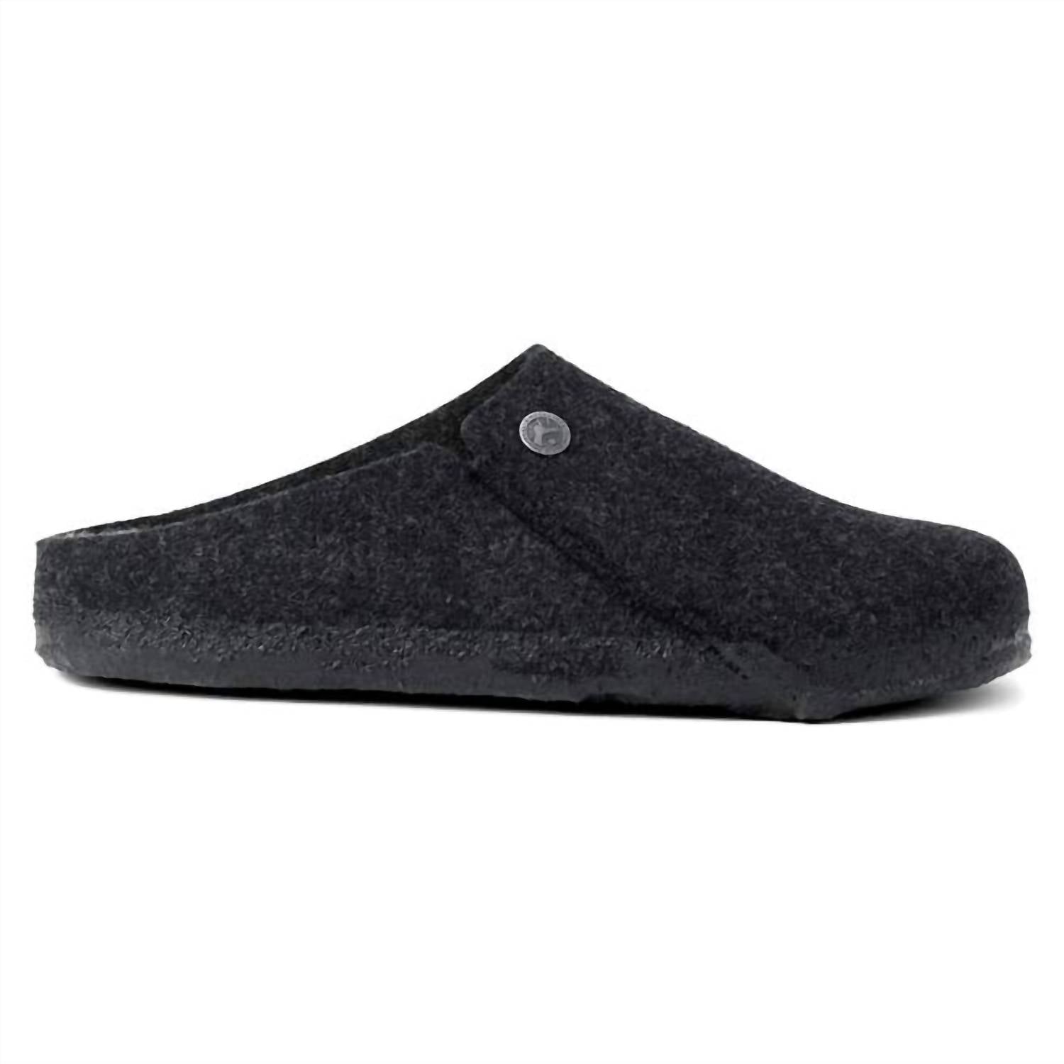 Unisex Zermatt Rivet Narrow Slippers In Anthracite