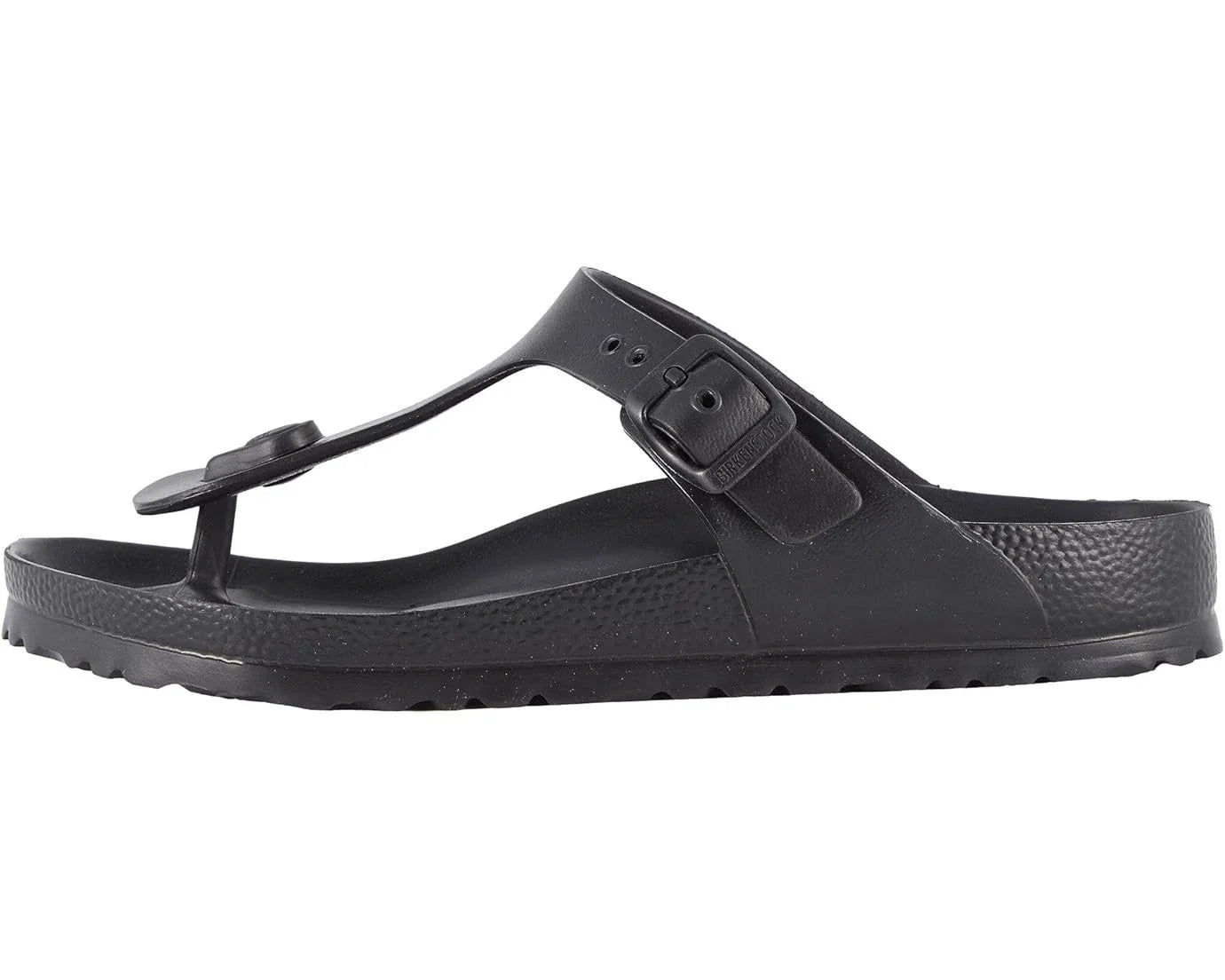 Women's Birkenstock Gizeh 0128201 Black Waterproof Slip-On Slide VER987