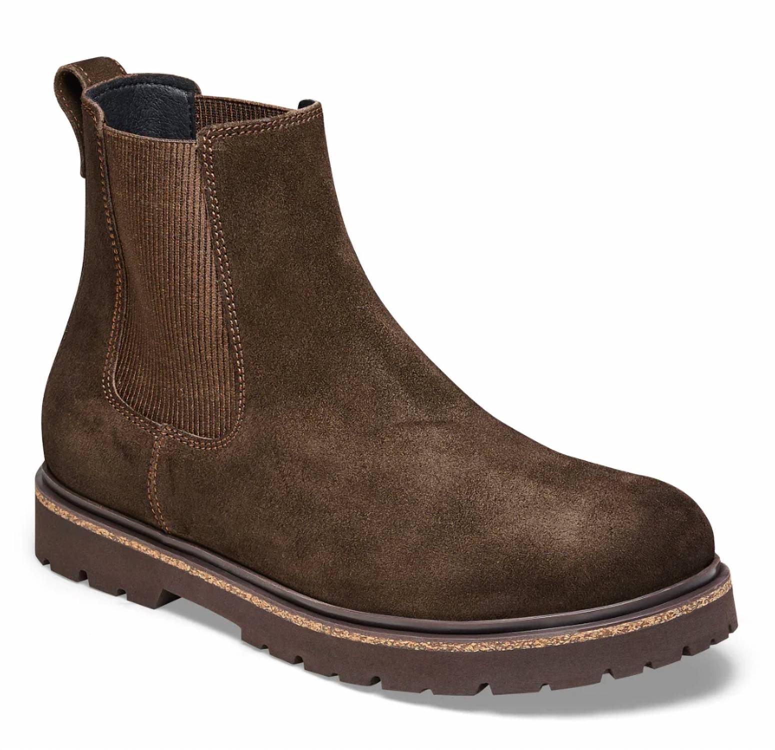 Men's Highwood Slip On Suede Boot In Mocha